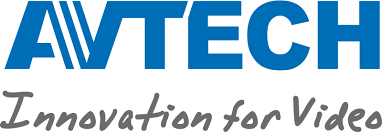 AVTECH logo featuring blue text with the tagline 'Innovation for Video' in gray.