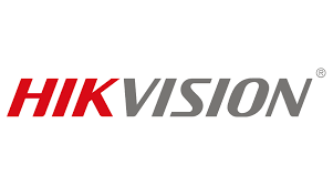 Logo of Hikvision, featuring red and gray text in a modern design.