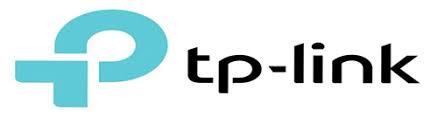 TP-Link logo featuring a stylized turquoise icon and black text.