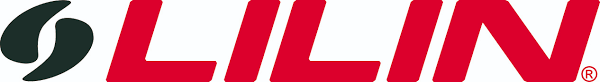 LILIN logo featuring bold red letters with a stylized black symbol.