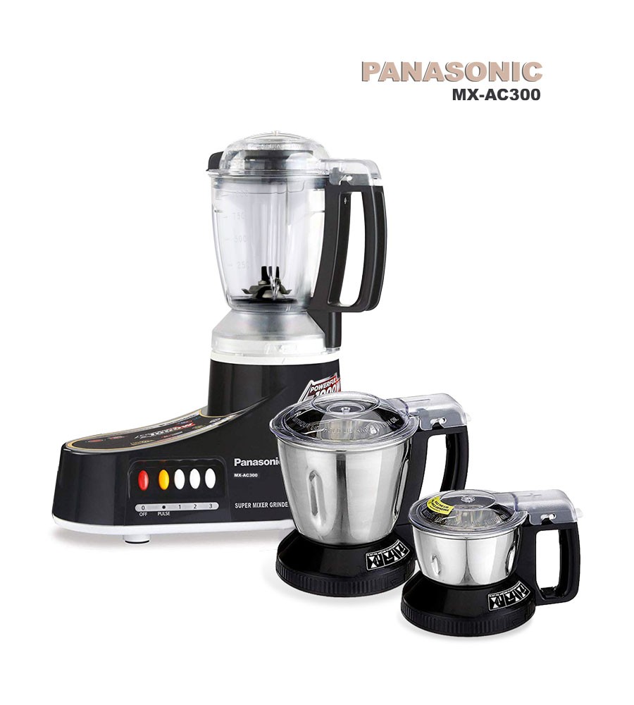 Panasonic Mixer Grinder (MX-AC300) Black